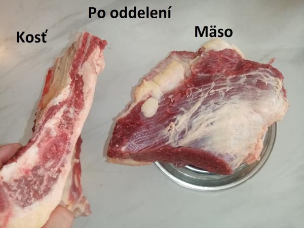 Hov.mäso s rebrom 3KG (cena za KG 3,4€)